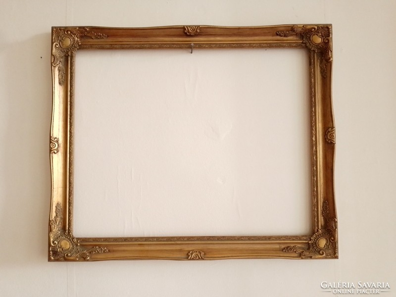 Antikolt arany fa Blondel képkeret 50x60 cm képhez