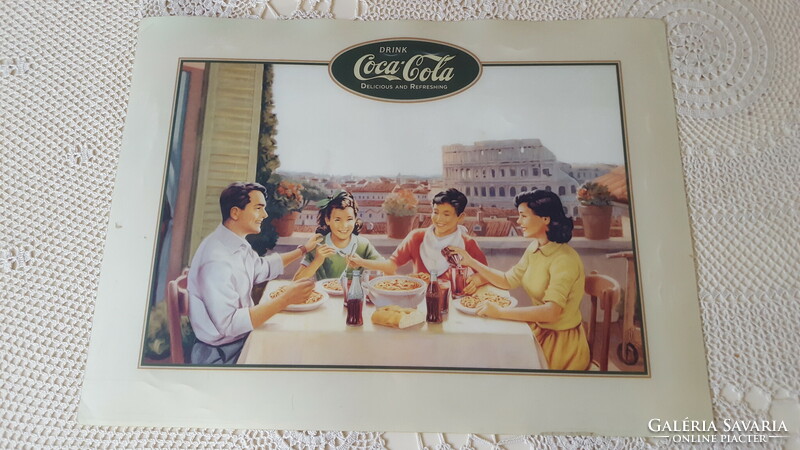 Retro Coca-Cola tányéralátét 4 db.