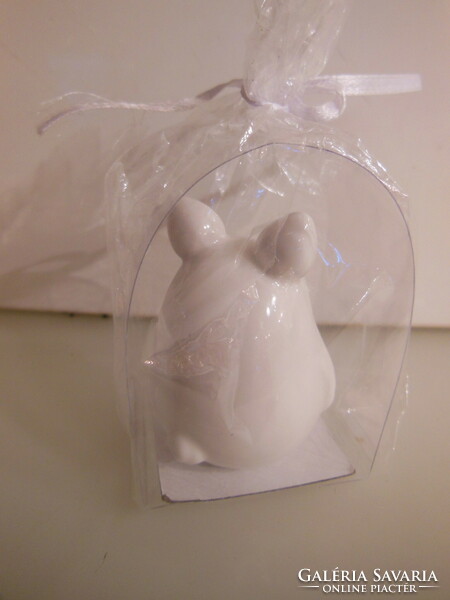 Statue - new - pig - 6 x 4 cm - porcelain - Austrian