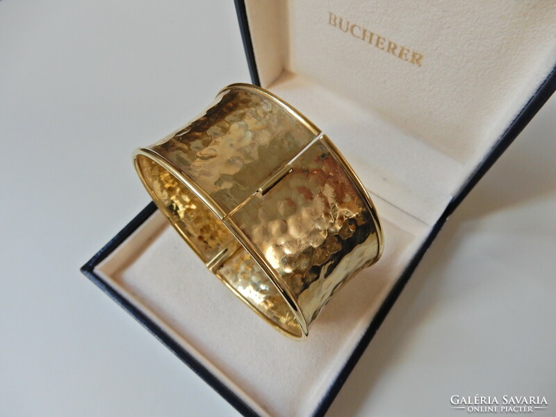 Old Italian etrusca gioielli brand gold-plated bracelet