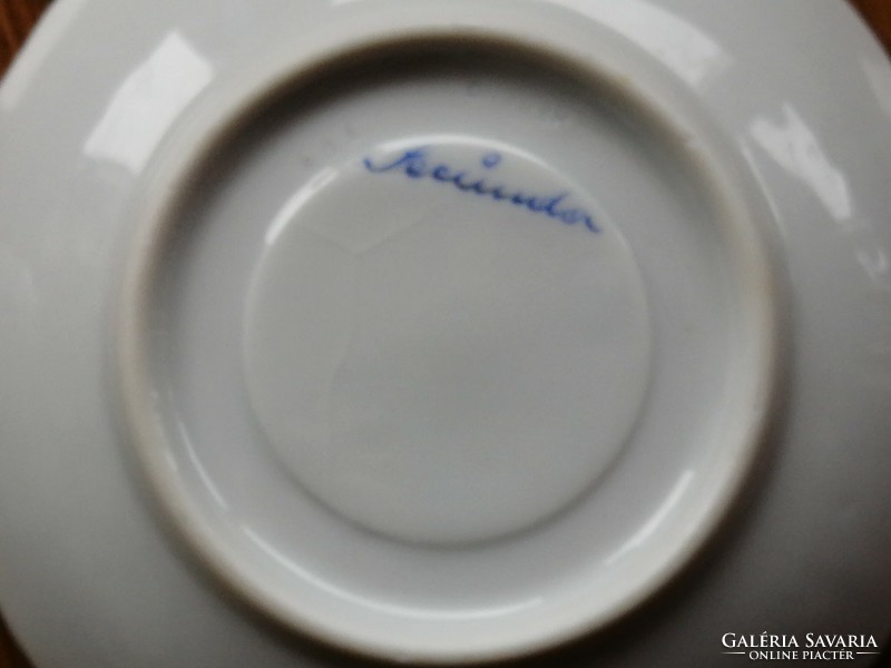 Herend coffee cup with saucer marked _ secunda
