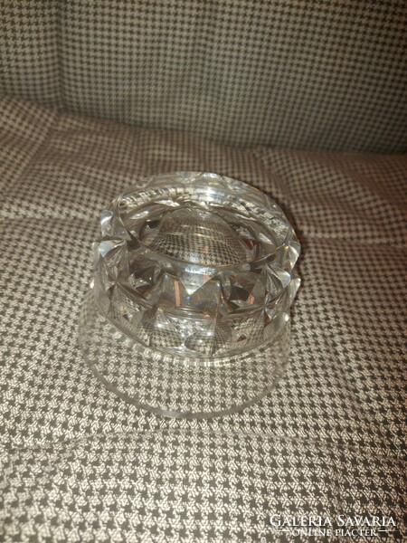 Kosta, Lindstrand, heavy branded glass goblet, 9 cm high, 12 cm wide