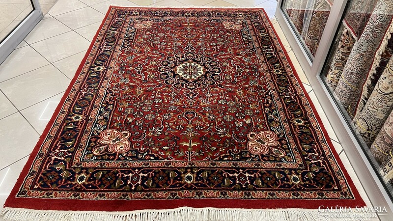 3540 ÁLOMSZÉP Hindu Tabriz kézi csomó gyapjú perzsa szőnyeg 170X240CM ingyen futár