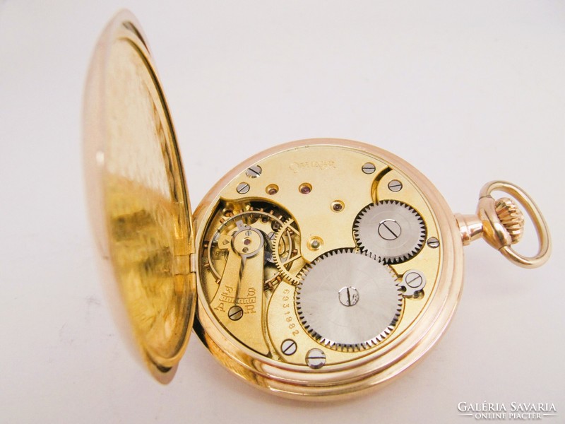 Beautiful, antique omega 14k gold pocket watch, 1900