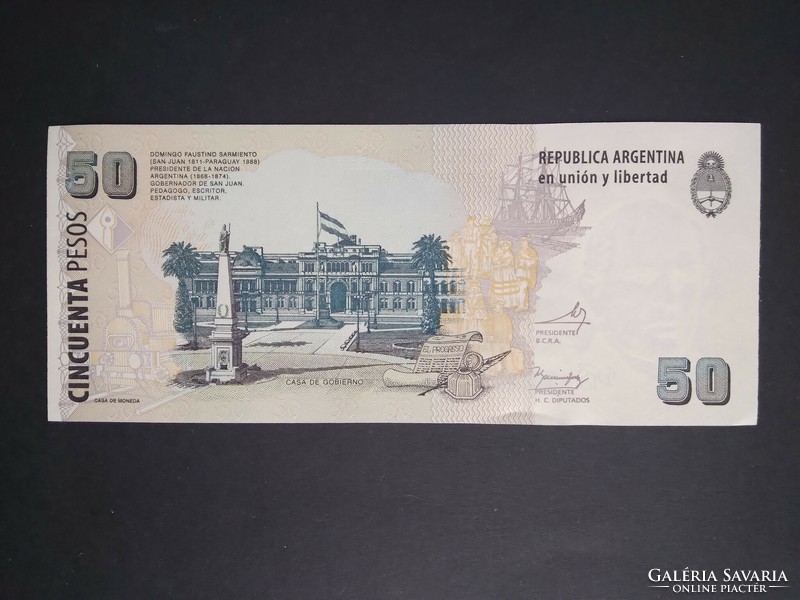 Argentína 50 Pesos 2011 Unc