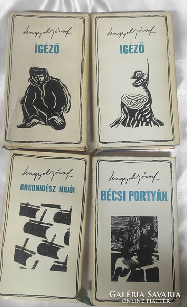 Works by Hungarian authors, many books (j-n) from 5 pcs. HUF 300