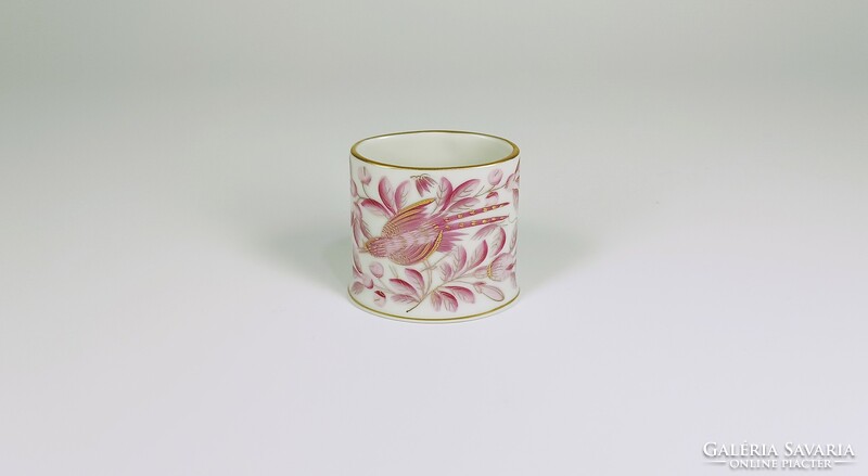 Herend, Chinese zoological jardin (zopa) hand-painted porcelain cigarette holder (b156)