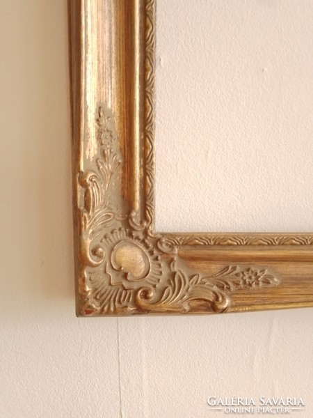 Antique gold wooden blondel picture frame for 40x50 cm picture