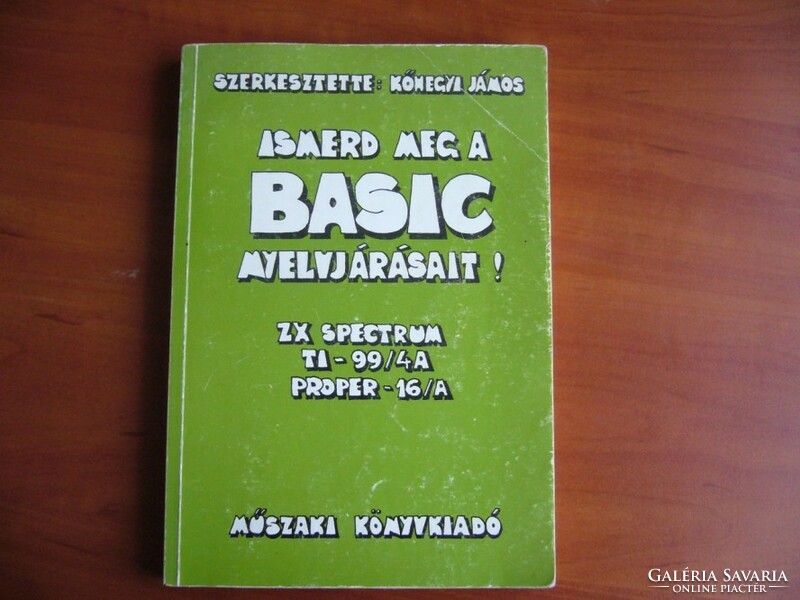 LEÁRAZVA ISMERD MEG A BASIC NYELVJÁRÁSAIT -INFORMATIKA könyv régi-MPL csomagautomatába is mehet - 47