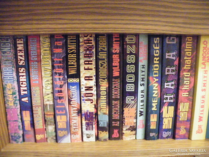 Wilbur smith book package (14 pcs); danielle thomas: child of darkness (+1pc)