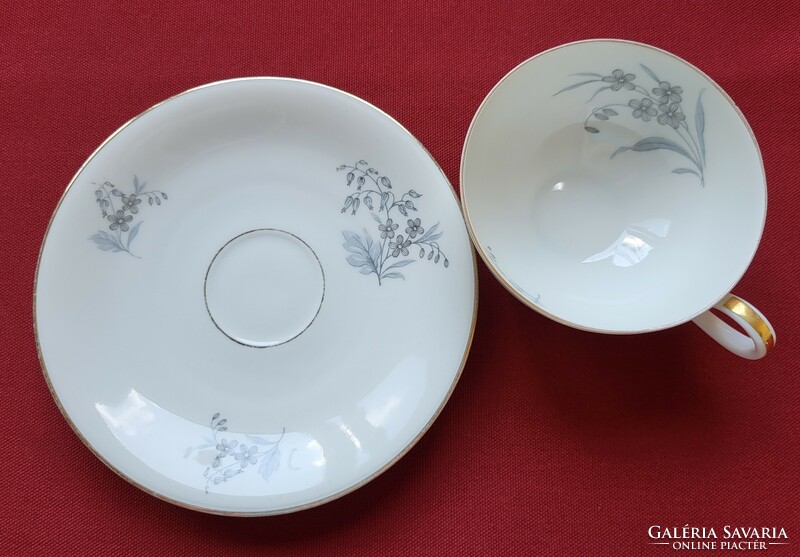 Edelstein bavaria German porcelain coffee tea set cup saucer plate flower pattern