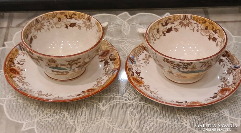Opaque de sarreguemines antique tea cup