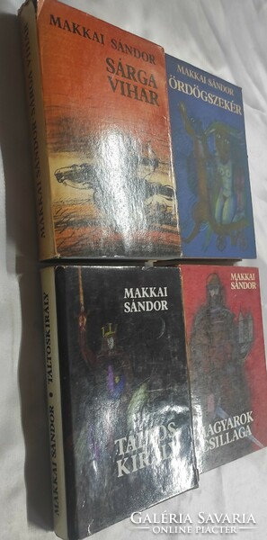 Sándor Makkah book package (yellow storm, king of táltos, devil's chariot, star of the Hungarians)