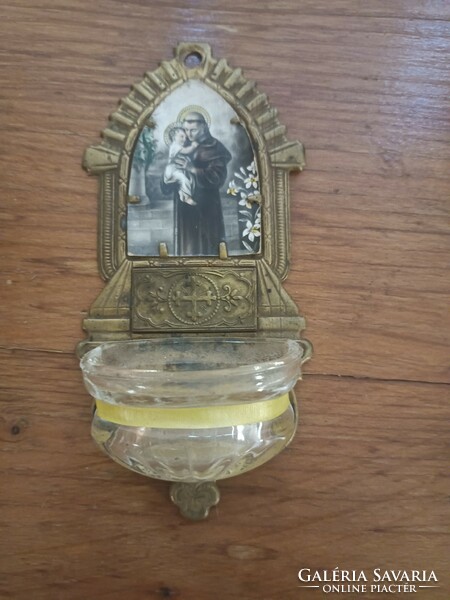 Old holy water container.