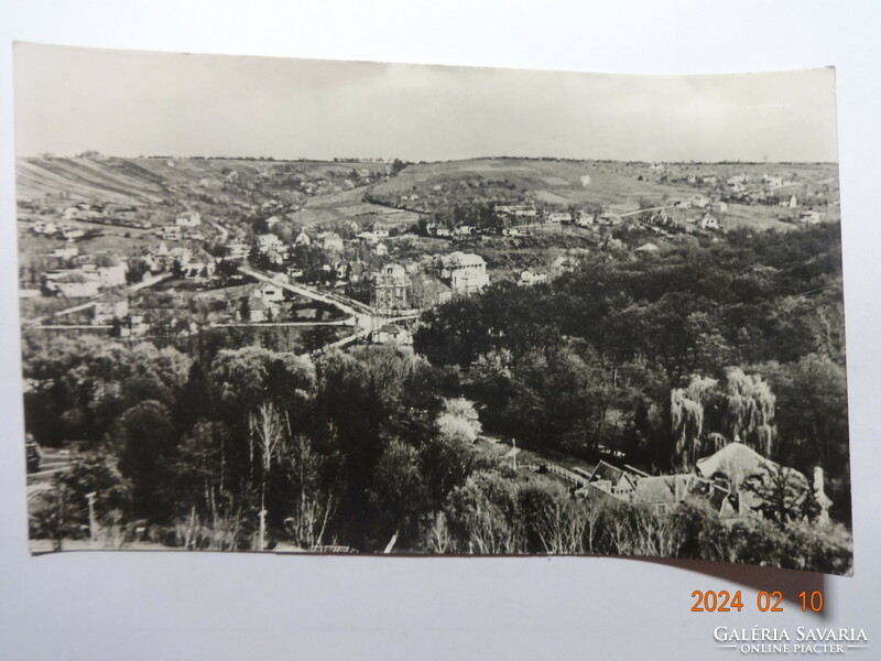 Old postcard: Miskolctapolca, view (1956)