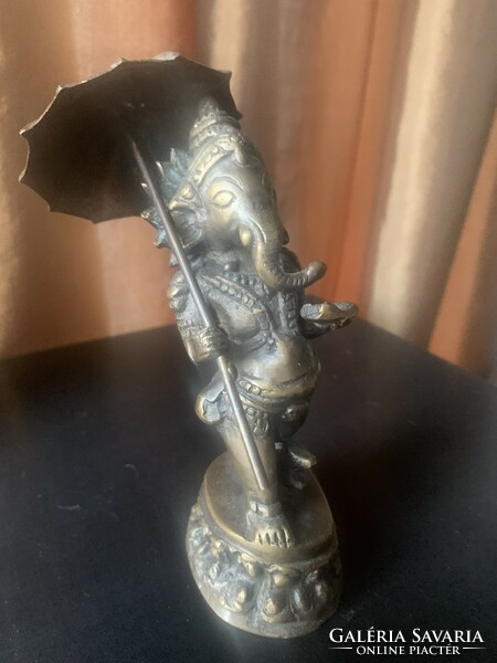 Ganesha of antique bronze