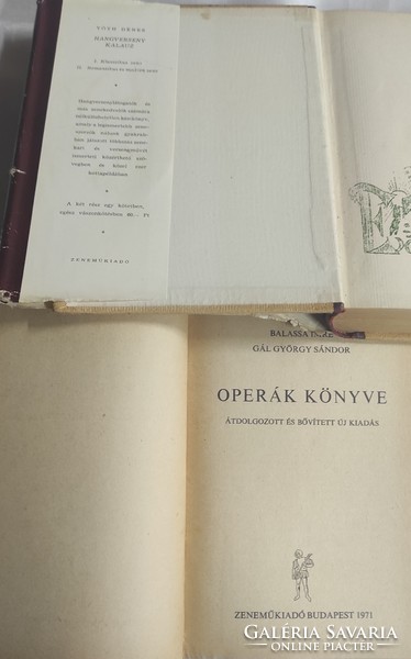 Music book package (Liszt, Wagner, Bartók, Beethoven, Erkel, Bach, Cenki, opera books)