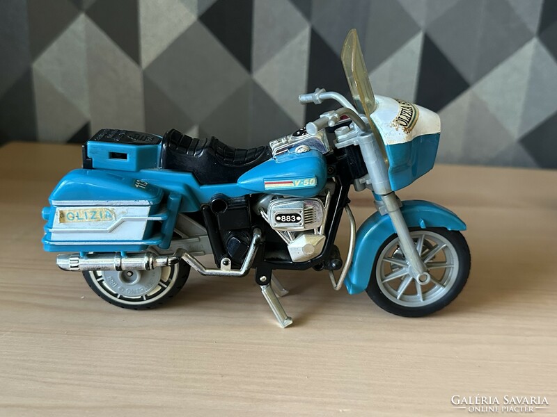 Guzzi V50 játék rendőr motorbicikli, 1991