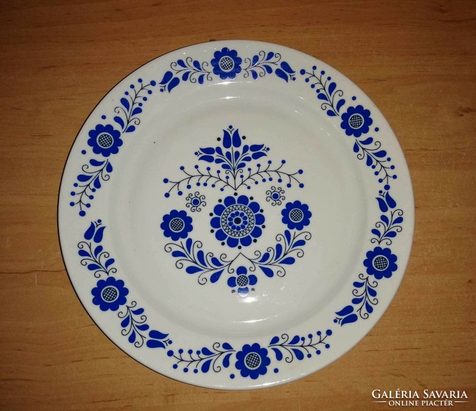 Alföldi porcelain wall plate with blue pattern - dia. 24.5 Cm (3p)