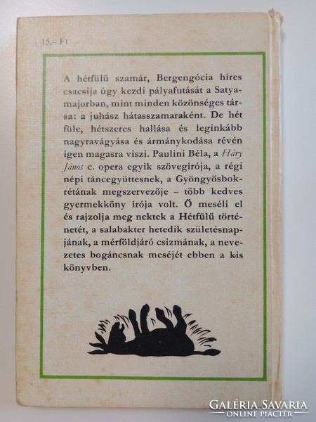 Paulini Béla - A ​hétfülű szamár meg a háromfülű nyúl