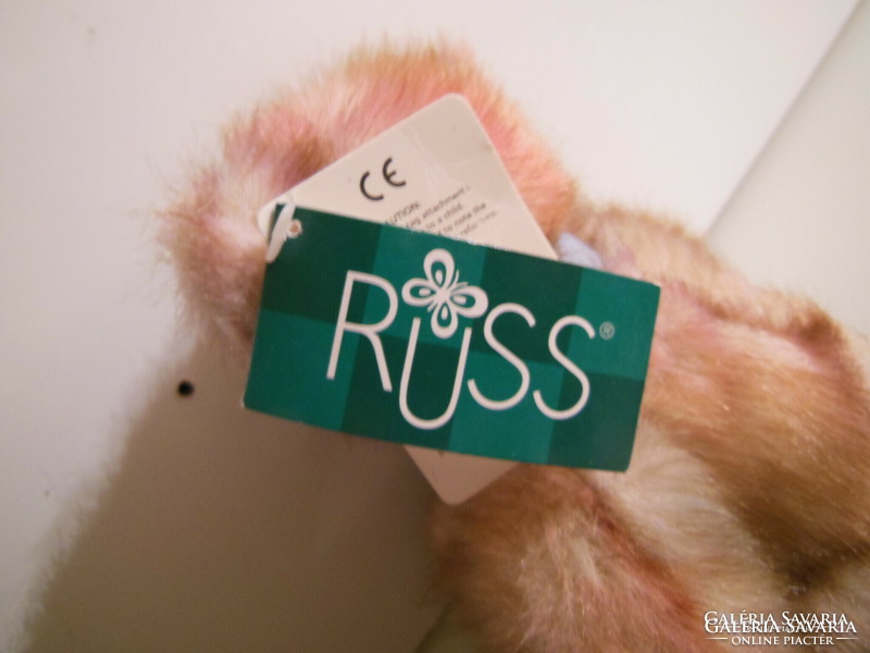 Teddy bear - new - russ - mayberry - 22 x 15 cm - plush - with tag - from collection - exclusive - flawless