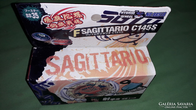 Original beyblade flame sagitario c145s takara tomy metal fight game disc with unopened box 3.