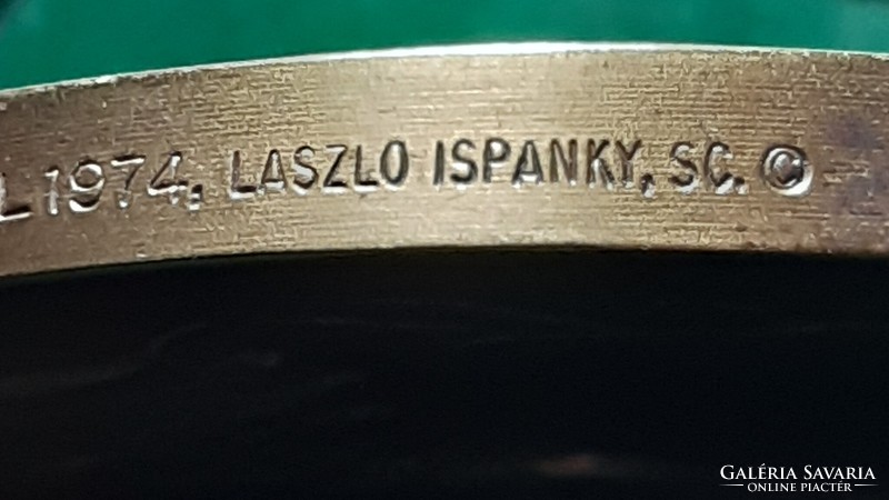 László Ispánky: spring wind - autumn wind, medal, 1974