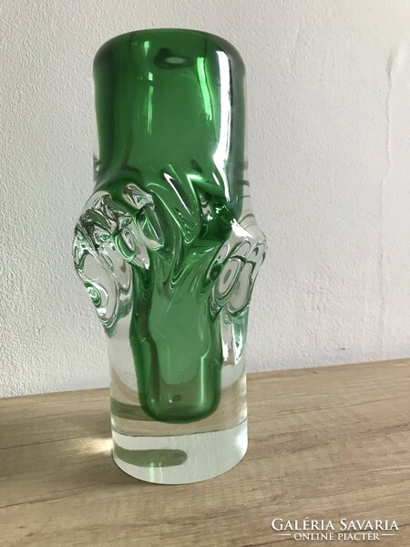 Rare ladislav palecek skrdlovice vase 21 cm