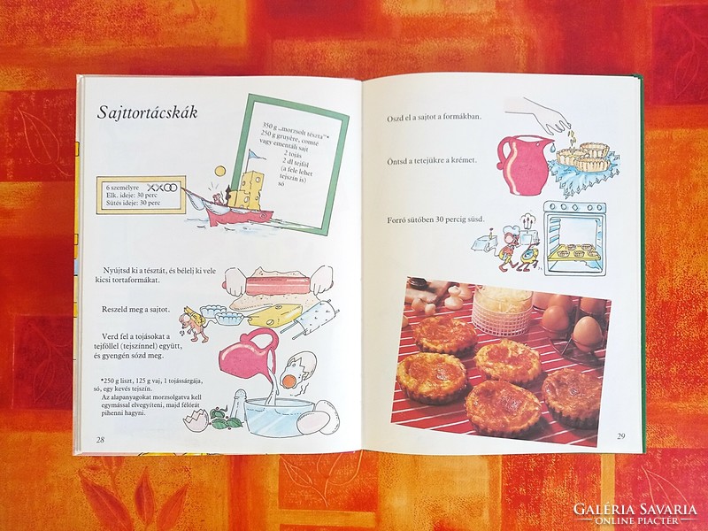 Gyerekszakács, szakácskönyv gyerekeknek, receptek gyerekzsúrra, gyerekkönyv