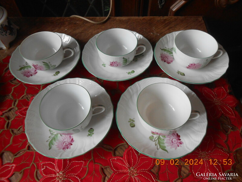 Herend tertia teacup with aster pattern