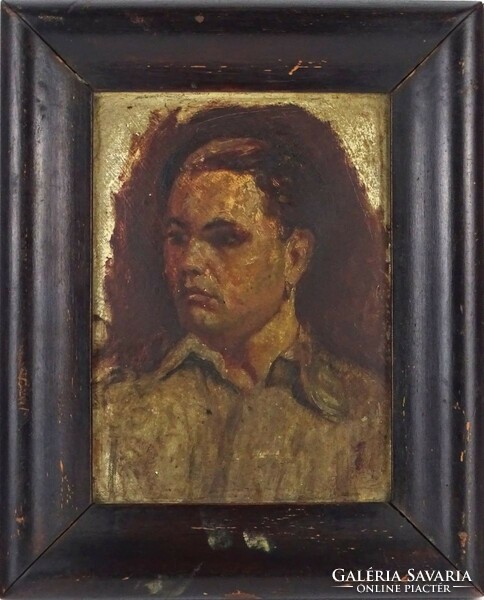 1Q270 xx. Century painter: portrait of a young male soldier