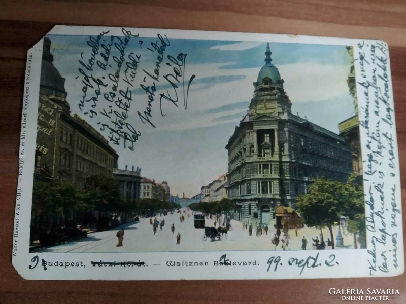Budapest, Váczi körút, Waitzner boulevard, 1899-ből