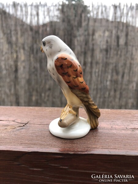 Herend porcelain falcon bird.
