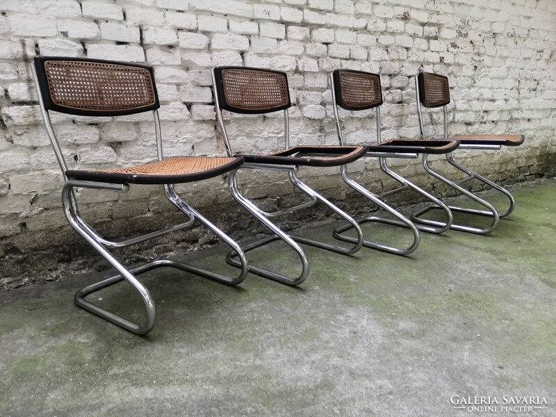 Italian bauhaus chair set 4 pcs #047