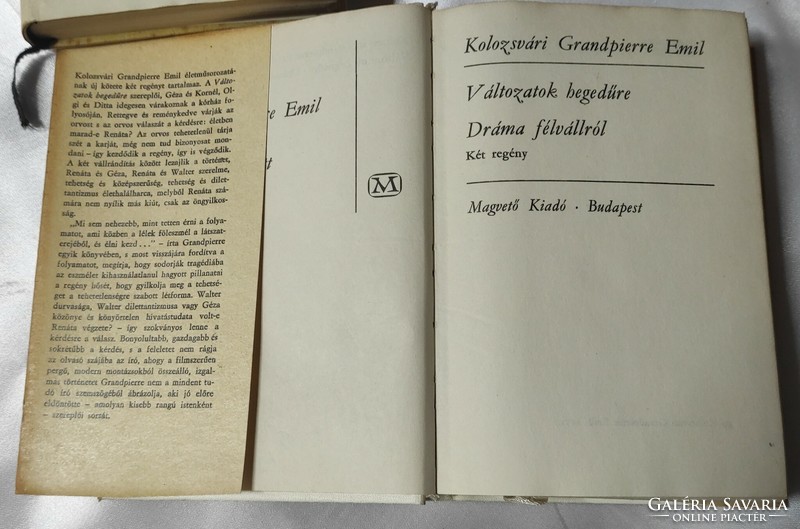 Kolozsvári Grandpierre Emil könyvcsomag a képek szerint