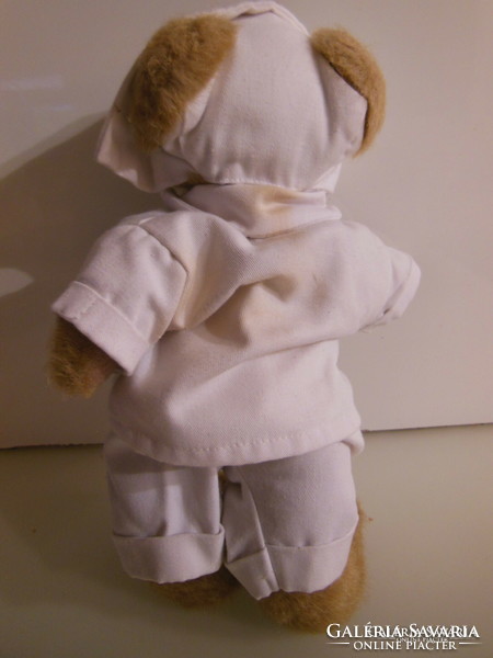 Teddy bear - nurse - 28 x 17 cm - English - from collection - exclusive - flawless