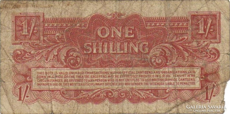 1 shilling Anglia Katonai Military 2. széria
