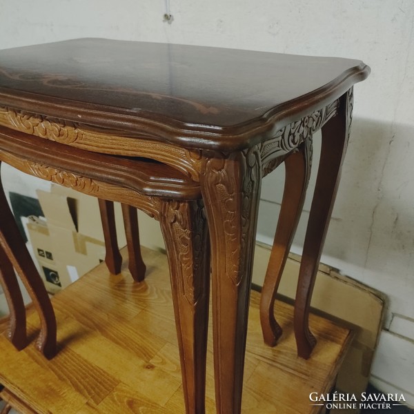 Inlaid antique small tables