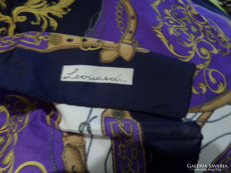 Leonardi (original) vintage exclusive women's themed scarf