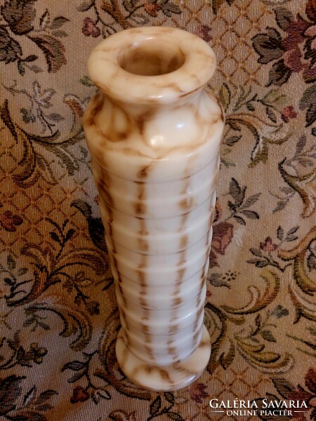 Unique industrial resin vase.