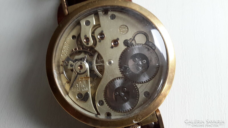 Iwc schafhausen built-in pocket watch gilding in case