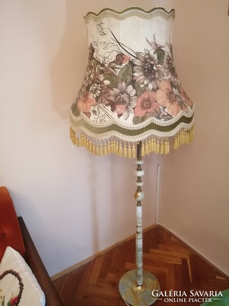 Antique monumental size floor lamp.