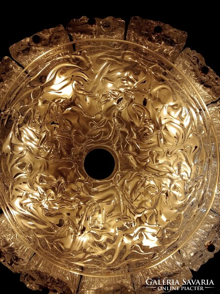 Bravovier & toso Murano glass ceiling lamp negotiable.