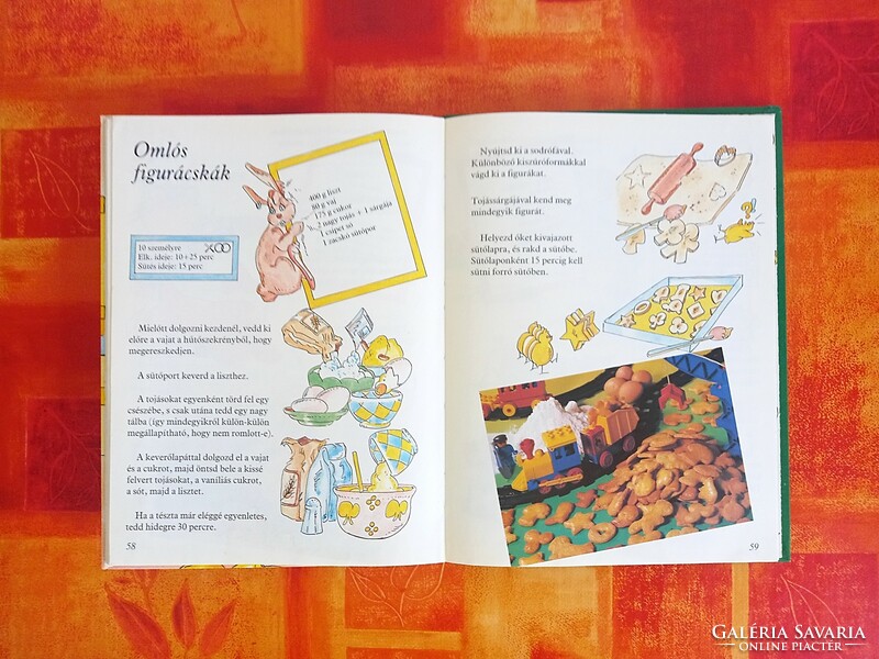 Children's chef, cookbook for children, recipes for children's meals, children's book