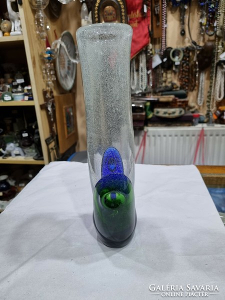 Csehszlovák kristály váza