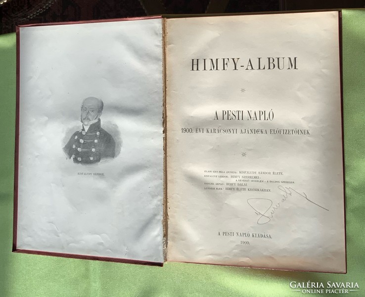 Pesti diary/ himfy album 1900 edition.