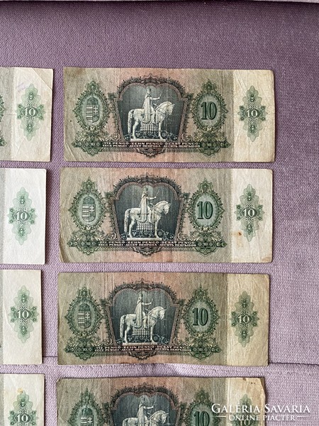 10 db Tíz pengő 10 pengő  tízpengő 1936