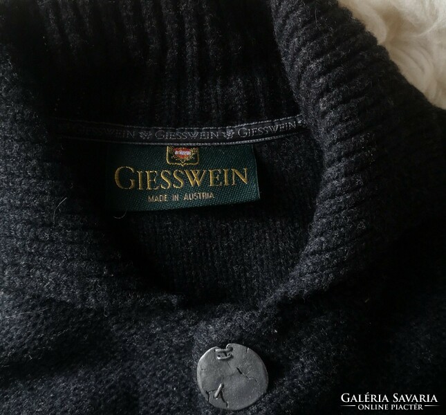 Giesswein 52 woolmark premium wool cardigan for men