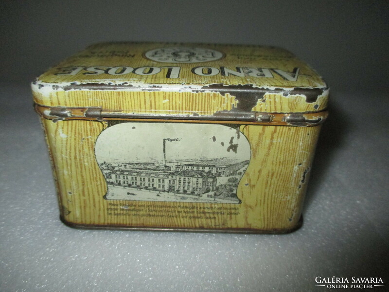 Antique arno loose metal box
