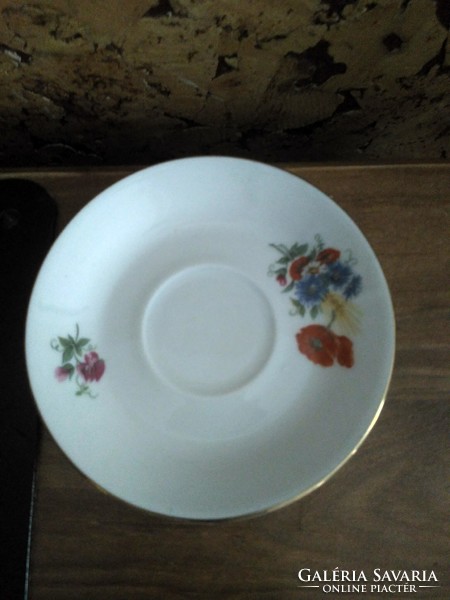 Kahla poppy coffee cup and plate